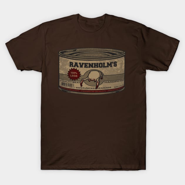 Ravenholm's canned Headcrab T-Shirt by Azafran